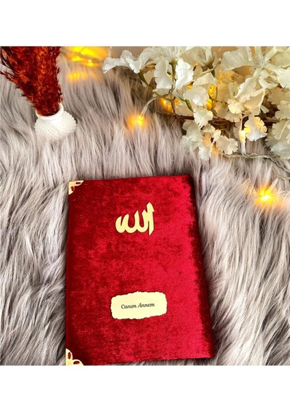 Kadife Kaplı Kırmızı Yasin-I Şerif