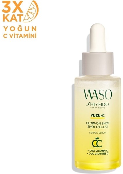 Waso Yuzu-C Glow-On Shot Serum Anında Parlaklık & Nem Veren 2 Fazlı Serum 28ML