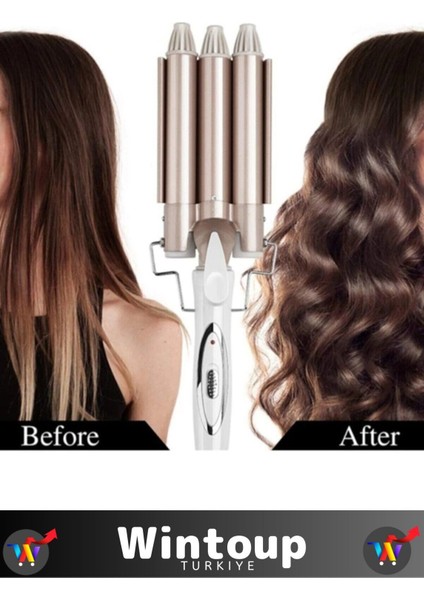 Dalgalı ve Parlak Saçlar Için Profesyonel Seramik Saç Maşası fiyatları
