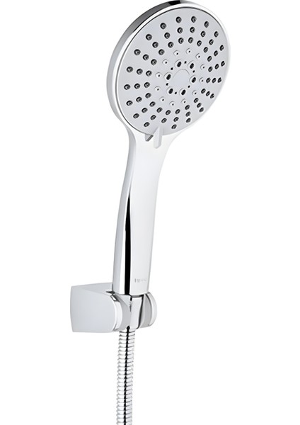 Tema Tondo Mafsallı Duş Takımı Seti Krom | Kireç Kırıcılı Duş Başlığı ve Çift Kenetli Spiral Hortum fiyatları