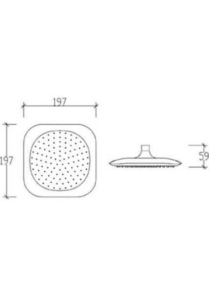 Tema Bianco Tepe Duş Başlığı | Kireç Kırıcılı Sistem Tek Fonksiyonlu Tüm Duşlara Uyumlu modelleri