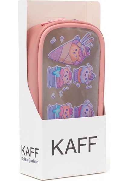 01112 Pembe Renk Ayıcık Desenli Şeffaf Su Geçirmez Tek Bölmeli Kalem Kutusu modelleri