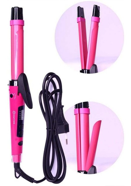Pembe Çok Fonksiyonlu Saç Şekillendirici ve Düzleştirici Alet fiyatları