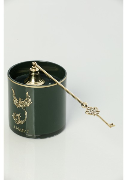 El Yapımı Gold Piriç Tealight Mum Söndürücü, Ev ve Masa Dekoru