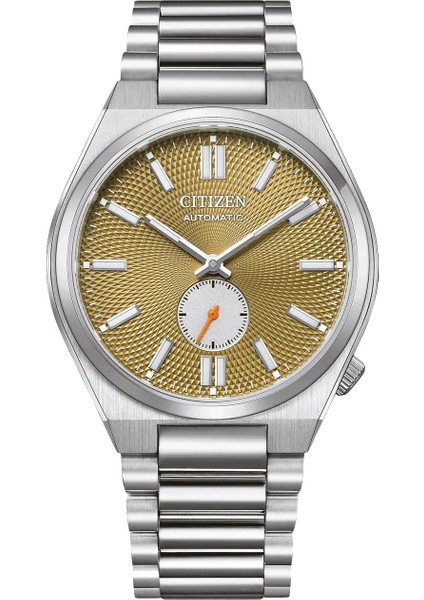 Tsuyosa Erkek Kol Saati – 40 mm – Çelik Kasa – Çelik Kordon – Altın Dokulu Kadran – Otomatik modelleri