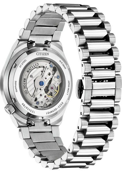 Tsuyosa Erkek Kol Saati – 40 mm – Çelik Kasa – Çelik Kordon – Altın Dokulu Kadran – Otomatik indirimleri