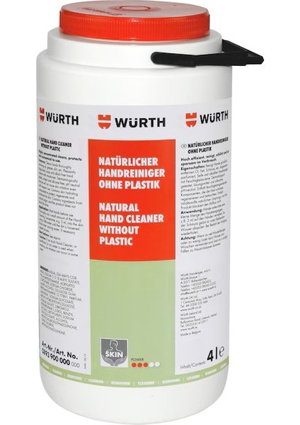 Mikro Plastik Içermeyen El Temizleyici 4l: Yağ ve Kir Için Profesyonel Çözüm