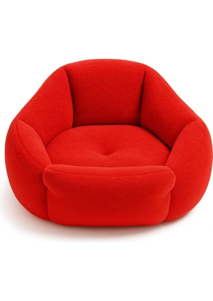 Yıkanabilir, Peluş, 45 Cm, Kedi ve Köpek Yatağı Yumuşak Dokulu (Yılbaşı Kırmızısı)