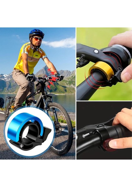 Ultra-Yüksek Sesli Alüminyum Alaşımlı Bisiklet Zili (5224)