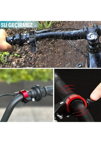 Ultra-Yüksek Sesli Alüminyum Alaşımlı Bisiklet Zili (5224) fırsatları