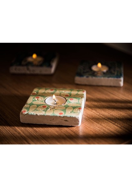 El Yapımı Doğal Taş Mumluk, Şık ve Zarif Dekorasyon Ürünü fiyatları