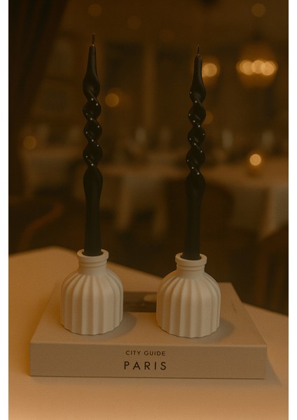 Çok Amaçlı Dekoratif Şamdan ve Vazo Seti, Şık ve Zarif Tasarım