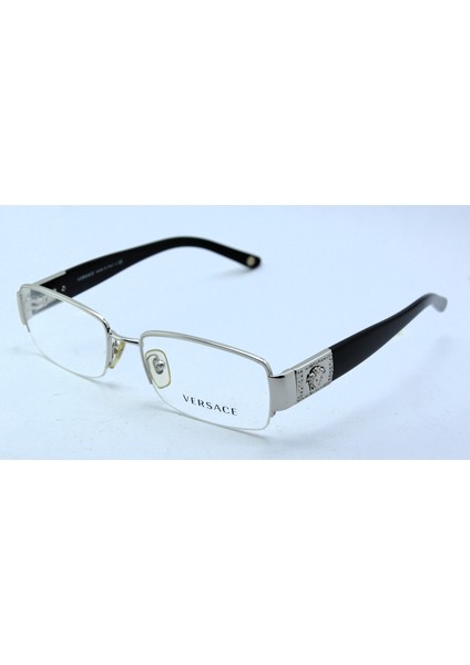 1175B 1000 51 Sılver Black Gümüş Siyah Taşlı Kadın Gözlük