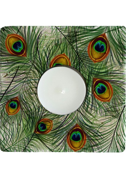 El Yapımı Doğal Taş Mumluk, Ev Dekorasyonu Için Şık ve Sıcak Atmosfer