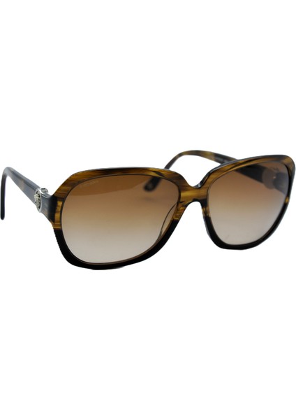 4218B 965 13 Kelebek Taşlı Kahverengi Unısex Güneş Gözlüğü indirimleri
