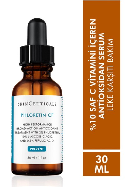 Tüm Ciltler Için Phloretin Cf Saf C Vitamin Içeren Koruyucu Serum 30ML…D_K-04