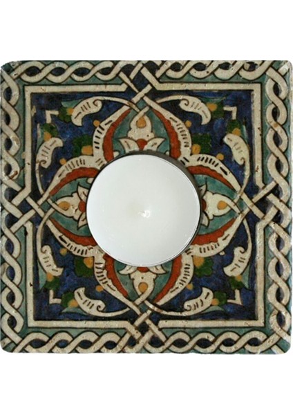 El Yapımı Doğal Taş Mumluk, Şık ve Doğal Dekorasyon Ürünü