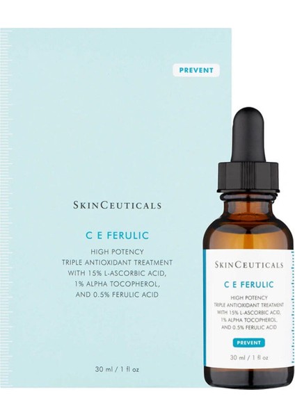 C E Ferulic 30ML - Normal ve Kuru Ciltler Için Antioksidan Serum Hiscos