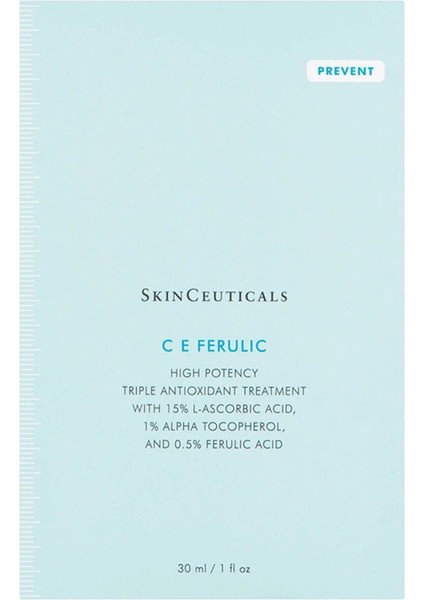 C E Ferulic 30ML - Normal ve Kuru Ciltler Için Antioksidan Serum Hiscos modelleri