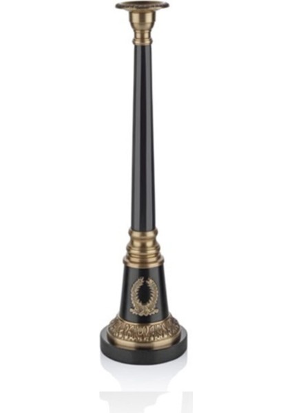 Şık Pirinç Mumluk 11X35 Cm, Ev ve Dekorasyon Için Harika Seçim