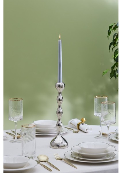 Şamdan, 27 Cm, Şık ve Modern Tasarım, Ev Dekorasyonu Için Ideal