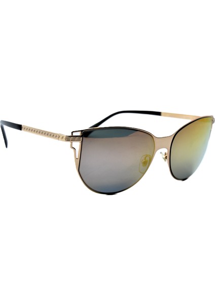 2211 1412 14 Rose Gold Cat Eye Gül Altın Turuncu Kedi Gözü Unısex Güneş Gözlüğü fiyatları