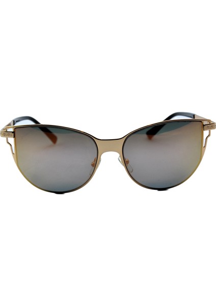 2211 1412 14 Rose Gold Cat Eye Gül Altın Turuncu Kedi Gözü Unısex Güneş Gözlüğü indirimleri