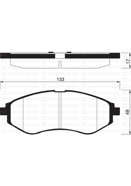 Ön Fren Balatası Chevrolet Aveo 05&gt; Kalos 02&gt; 94566892-96534653-PW892497-WVA23974