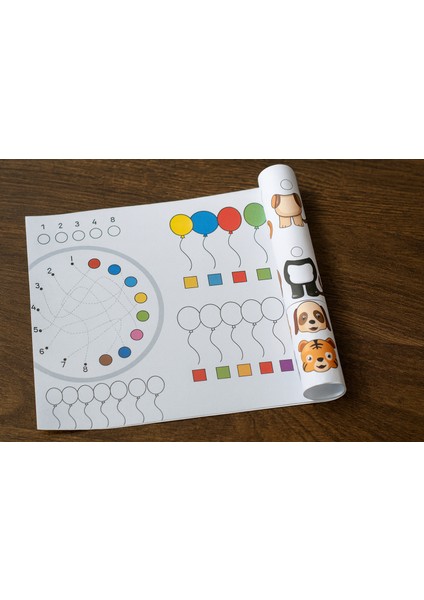 🧠 Mantık Oyunları ve Etkinlik Rulosu – 4 Metre Dev Eğitici Aktivite Kağıdı | 🌀 Çocuklar Için Dikkat Geliştirme, Labirent, Eşleştirme, Fark Bulma ve Zeka Oyunları