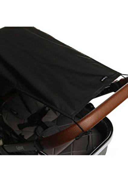 Bebek Arabası Güneşliği 1 UV Koruma Özellikli Siyah Renk Güneş Tentesi modelleri