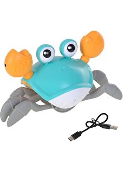 Yengeç Emekleme Oyuncağı Hız Sensör Fonksiyonlu Eğlenceli Tasarım