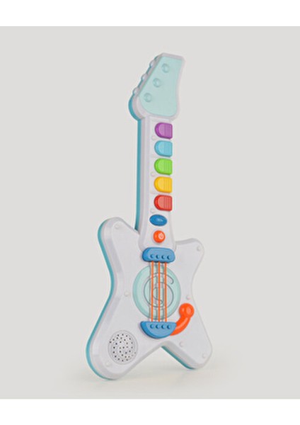 Çok Fonksiyonlu Işıklı Müzikli Rock'n Roll Gitar Eğlenceli Tasarım ile Çocuklar İçin