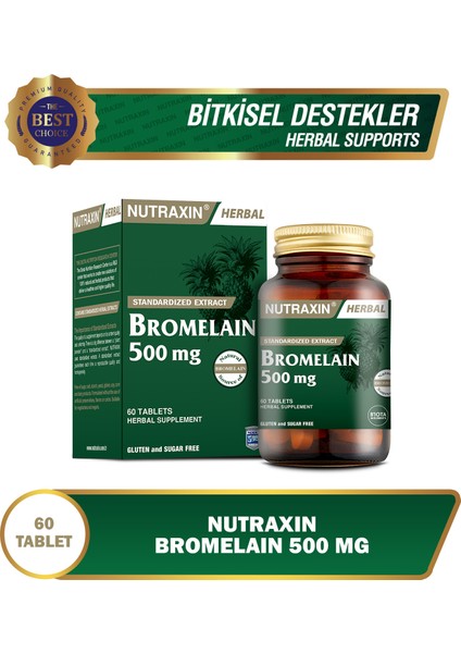 Bromelain 500 mg 60 Tablet modelleri