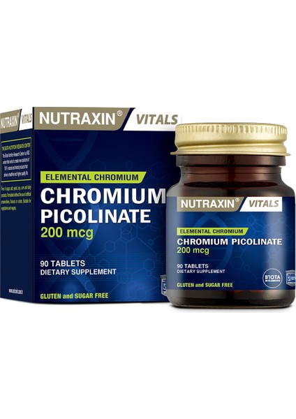 Chromium Picolinate 200 Mcg 90 Tablet