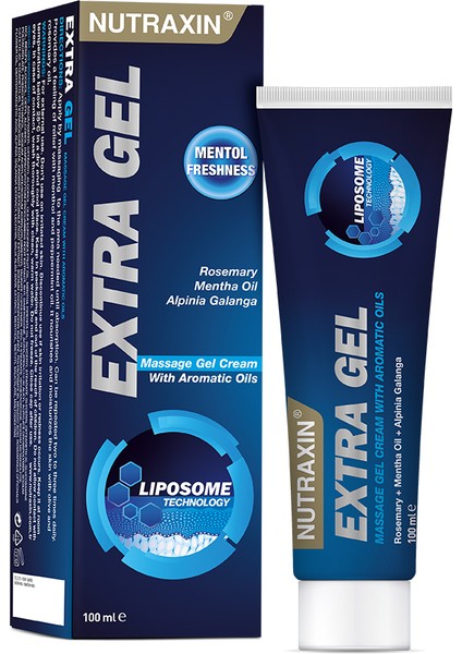 Extra Mentollü Masaj Jeli 100 ml Ferahlama Etkisi ve Aromatik Yağlar İçerir