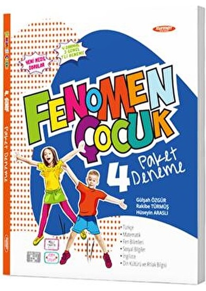 Fenomen Çocuk 4. Sınıf Paket Deneme 7 Deneme Kitabı Fenomen Yayınları ile Yeni Nesil Sorular fiyatları