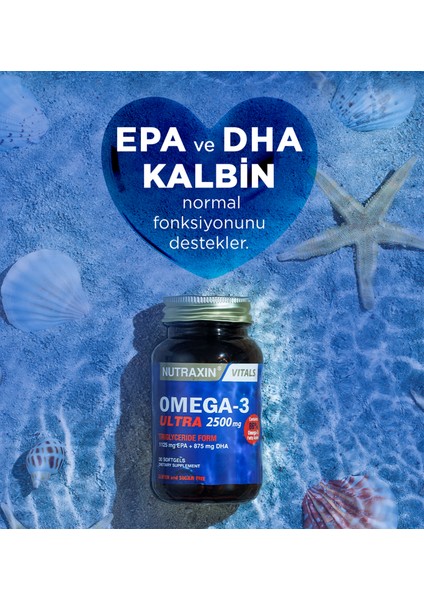 Omega3 Ultra 2500 Mg 30 Softjel - Balık Yağı, EPA 1125, DHA 875 Mg modelleri