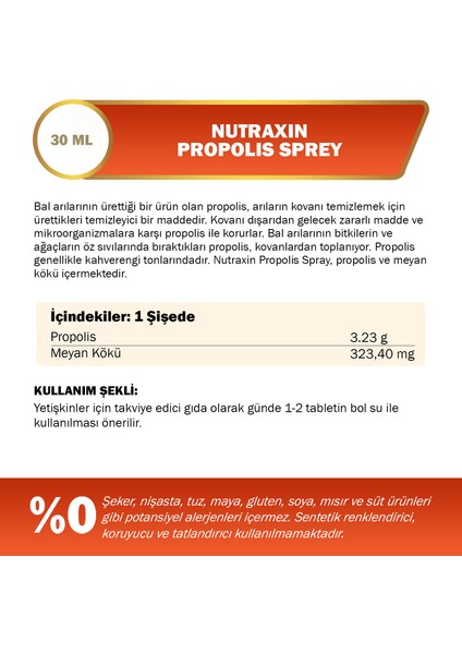 Propolis Boğaz Sprey 30 ml fiyatları