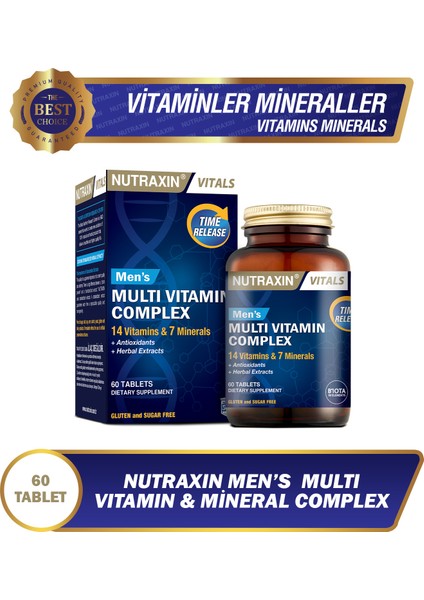 Men's Multi Vitamin Complex 60 Tablet fiyatları