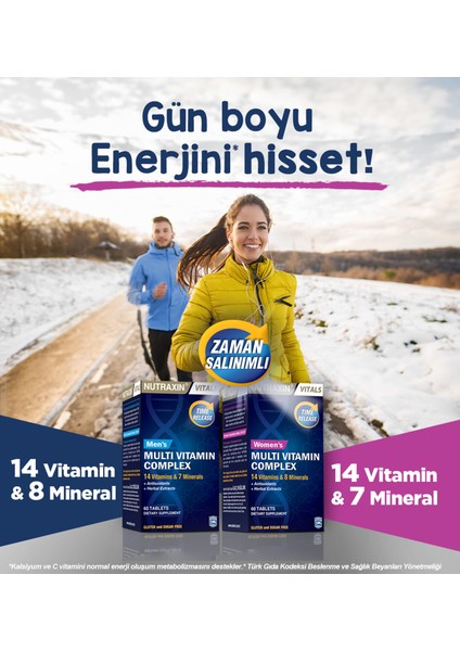 Men's Multi Vitamin Complex 60 Tablet modelleri