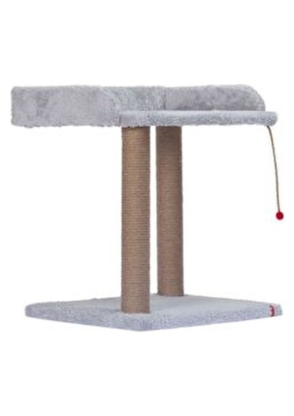 Geniş Yataklı Oturaklı Kedi Tırmalaması Platform 50 x 34 cm Yükseklik 54 cm
