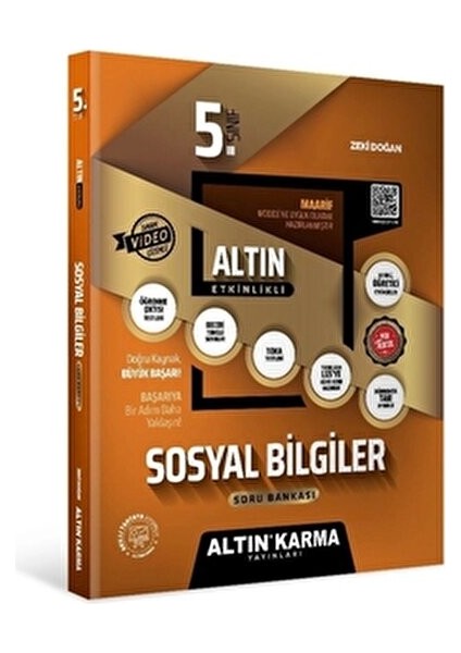 5. Sınıf Sosyal Bilgiler Mentör Etkinlikli Soru Bankası Video Çözüm İçerikli fiyatları