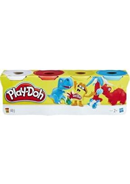 4'lü Oyun Hamuru Renkli ve Güvenli Malzeme ile Eğlenceli Aktivite fırsatları