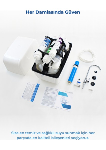 14 Aşamalı EVA Membranlı Multimineralli Su Arıtma Cihazı fırsatları