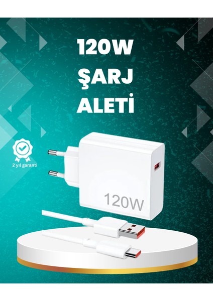 Bfs 120 Watt Güçlü Hızlı Şarj Adaptörü Huawei P30 P40 Mate 20 Pro Uyumlu