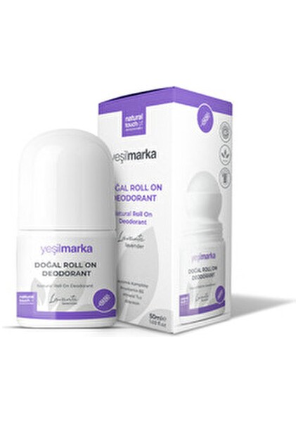 Doğal Deodorant Lavanta Kokulu Kadın Roll-on 24 Saat Etkin Koruma