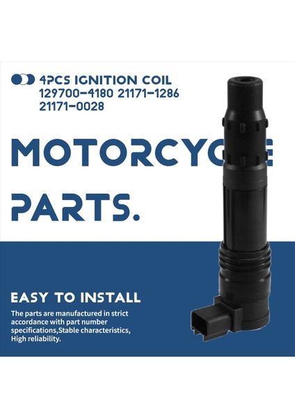 4pcs 129700-4180 21171-1286 21171-0028 Kawasaki Er-6f Er-6n Versys 1000 Z1000 Z750 Nınja ZX-12R 650 (Yurt Dışından) fırsatları