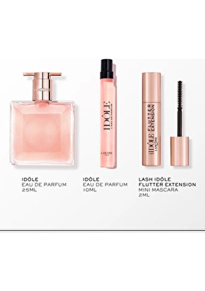Idôle EDP 25 ml Hediyelik Seti Lüks Ambalaj ile Kadınlar İçin Özel Tasarım Parfüm indirimleri