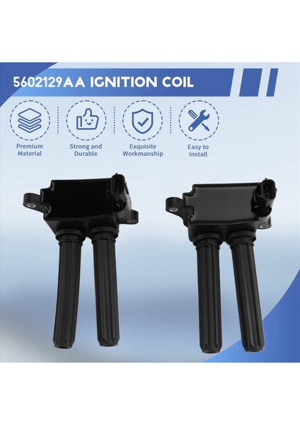 2pcs 5602129AA Dodge Ram 1500 2500 3500 Jeep Grand Cherokee Dodge Challenger 56029129AF 56029129AA (Yurt Dışından) fırsatları