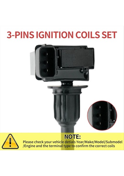 1pcs Nissan Maxima Için Infiniti Için Araba Ateşleme Bobini I30, Nissan Maxima 3.0l V6 22448-2Y000 22448-2Y001 224482Y000 224482Y001 (Yurt Dışından) modelleri